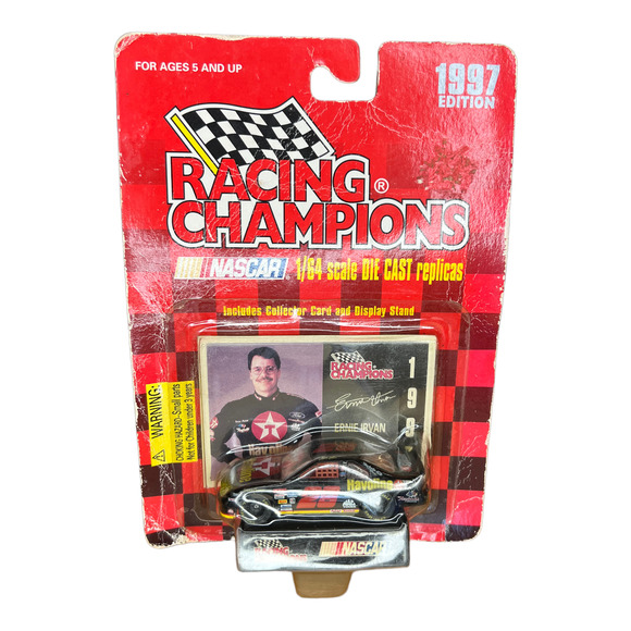 NIB 1997 NASCAR Racing Champions Ernie Irvan 1/64 Die Cast Car Havoline Blk Car - Picture 1 of 2
